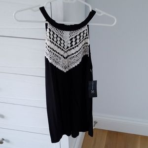 INC Embroidered Halter